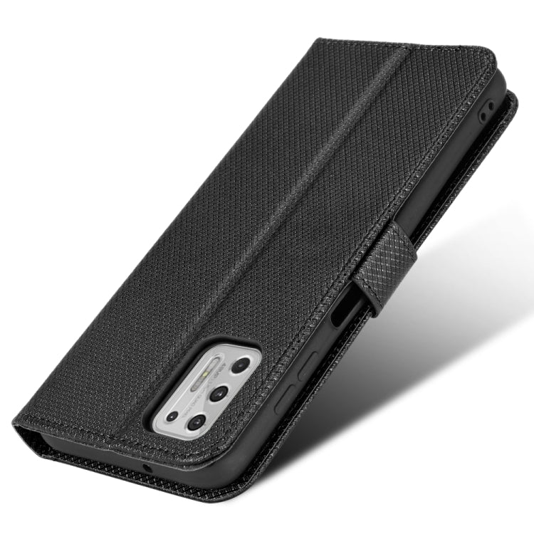 For Motorola Moto G Stylus 2021 Diamond Texture Leather Phone Case