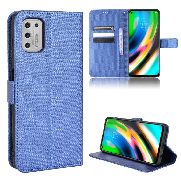 For Motorola Moto G Stylus 2021 Diamond Texture Leather Phone Case