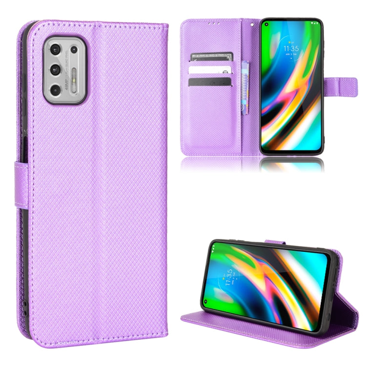 For Motorola Moto G Stylus 2021 Diamond Texture Leather Phone Case