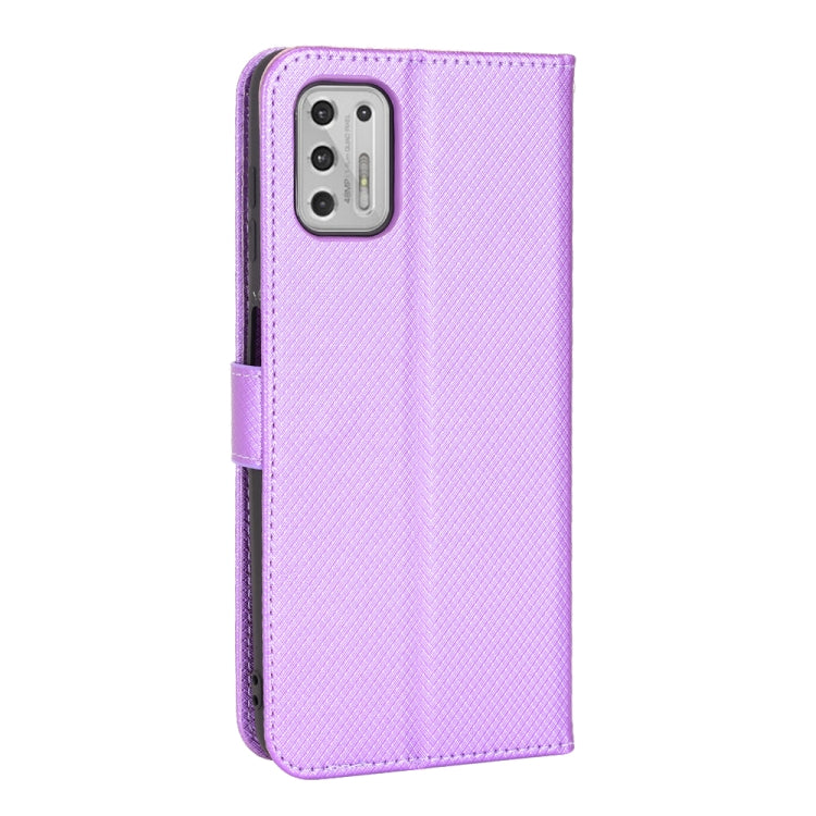 For Motorola Moto G Stylus 2021 Diamond Texture Leather Phone Case