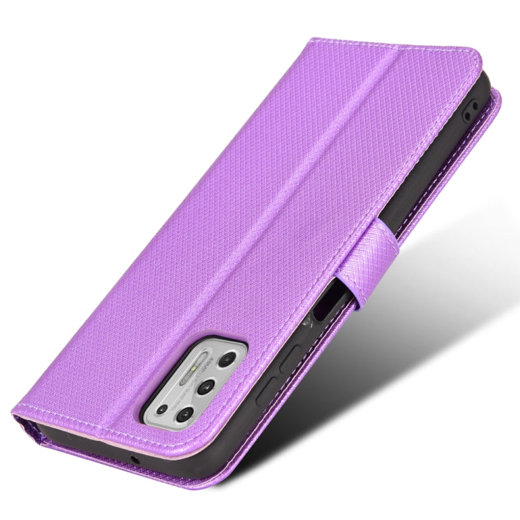 For Motorola Moto G Stylus 2021 Diamond Texture Leather Phone Case