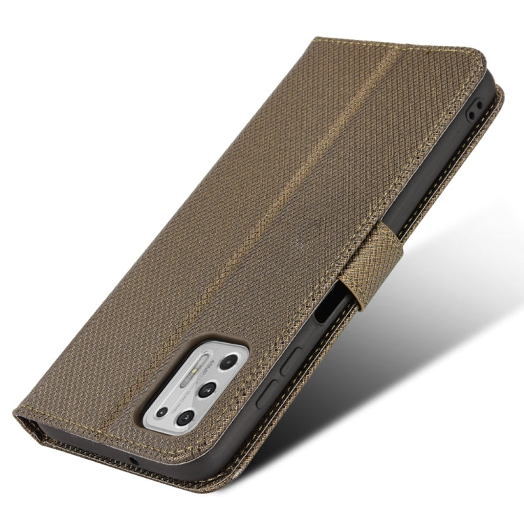 For Motorola Moto G Stylus 2021 Diamond Texture Leather Phone Case