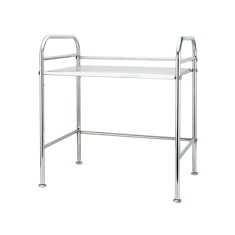 Multi-functional Kitchen Daily Stainless Steel Storage Rack Microwave Oven Rack, Size:40cm Single Layer