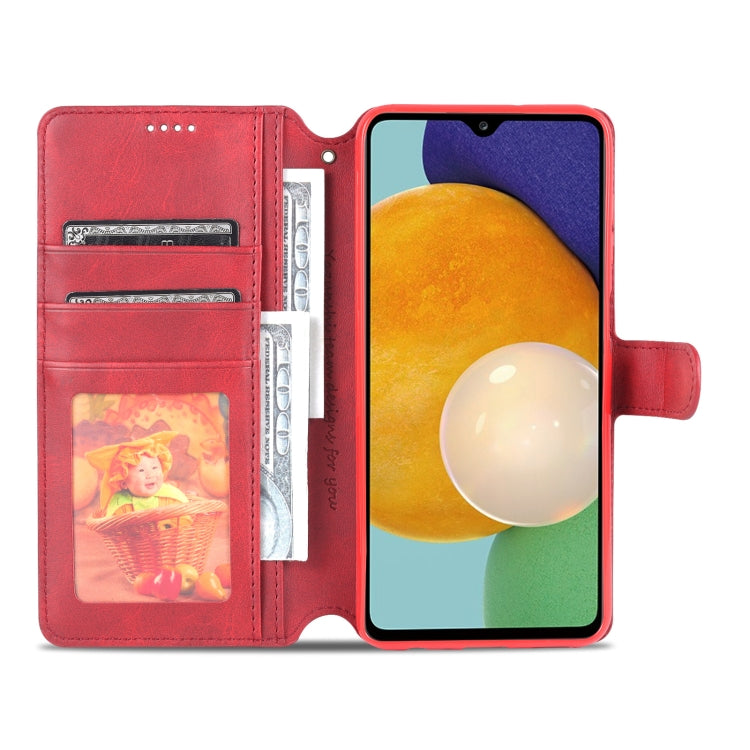 For Samsung Galaxy A13 4G AZNS Calf Texture Horizontal Flip Leather Phone Case with Holder & Card Slots & Wallet & Photo Frame