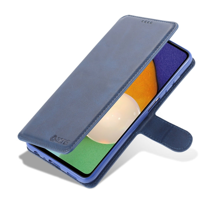 For Samsung Galaxy A13 4G AZNS Calf Texture Horizontal Flip Leather Phone Case with Holder & Card Slots & Wallet & Photo Frame