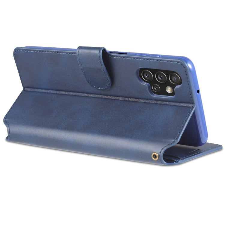 For Samsung Galaxy A13 4G AZNS Calf Texture Horizontal Flip Leather Phone Case with Holder & Card Slots & Wallet & Photo Frame