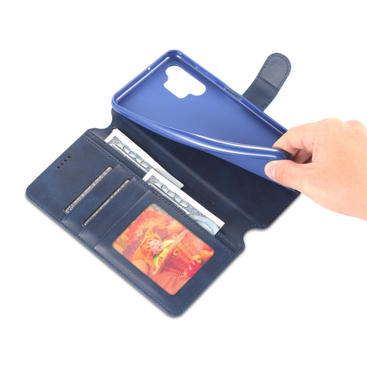 For Samsung Galaxy A13 4G AZNS Calf Texture Horizontal Flip Leather Phone Case with Holder & Card Slots & Wallet & Photo Frame
