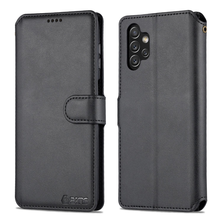 For Samsung Galaxy A13 4G AZNS Calf Texture Horizontal Flip Leather Phone Case with Holder & Card Slots & Wallet & Photo Frame