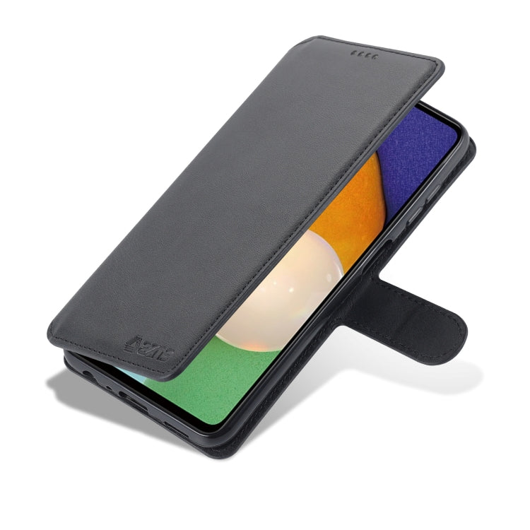 For Samsung Galaxy A13 4G AZNS Calf Texture Horizontal Flip Leather Phone Case with Holder & Card Slots & Wallet & Photo Frame