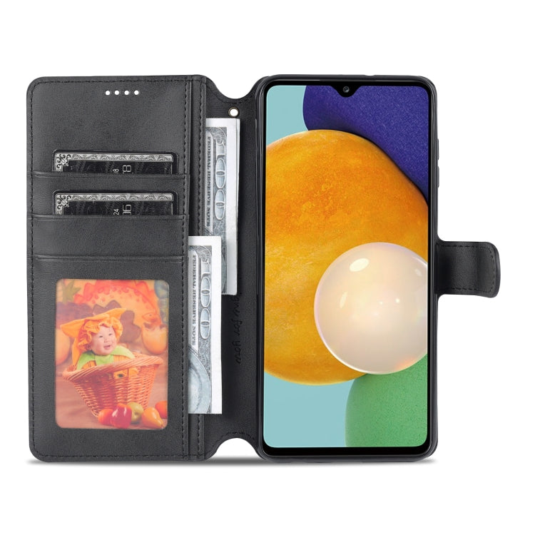 For Samsung Galaxy A13 4G AZNS Calf Texture Horizontal Flip Leather Phone Case with Holder & Card Slots & Wallet & Photo Frame