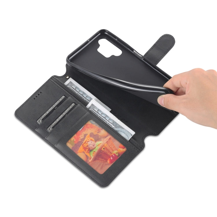For Samsung Galaxy A13 4G AZNS Calf Texture Horizontal Flip Leather Phone Case with Holder & Card Slots & Wallet & Photo Frame