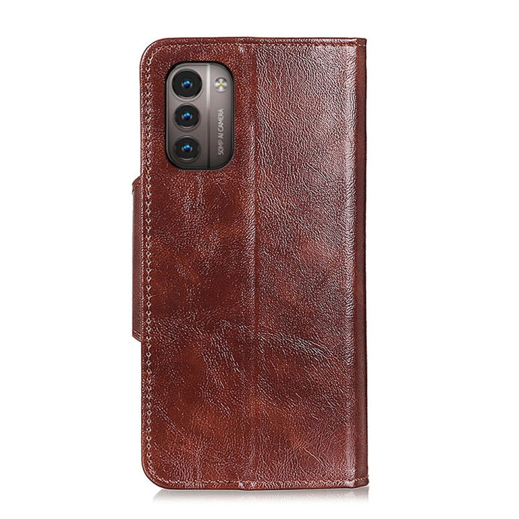 For Nokia G21 Crazy Horse Texture Magnetic Flip Leather Phone Case