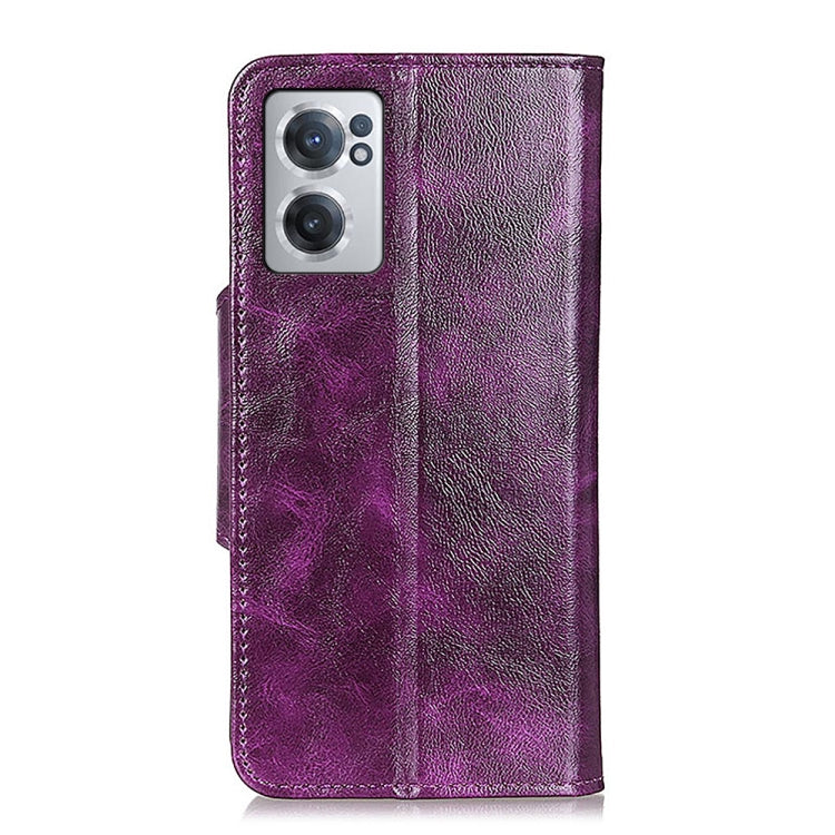 For OnePlus Nord CE 2 5G Crazy Horse Texture Magnetic Flip Leather Phone Case