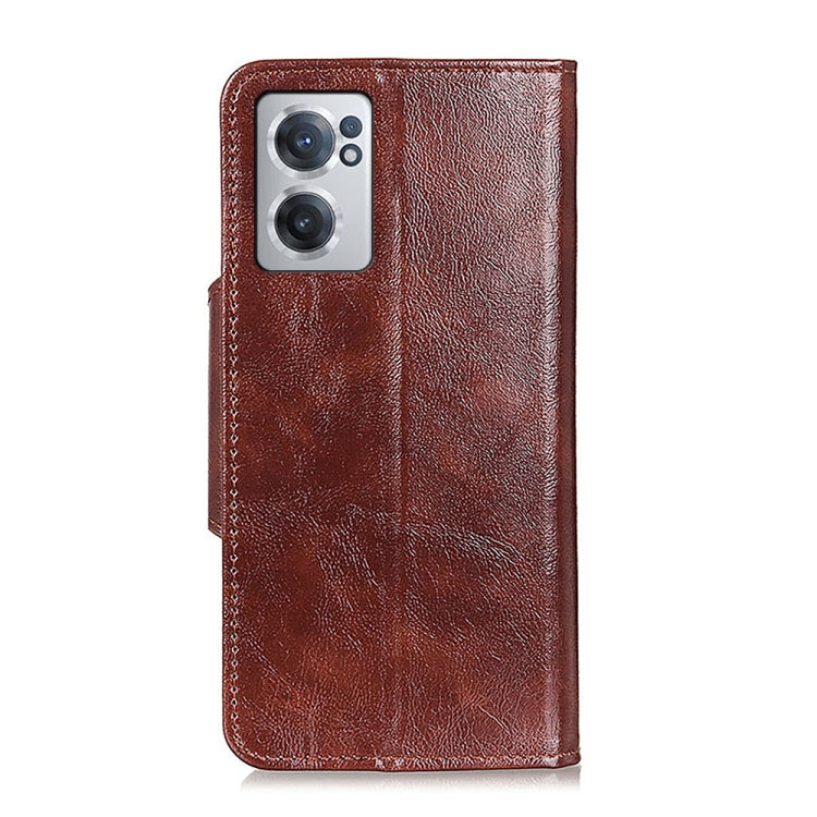 For OnePlus Nord CE 2 5G Crazy Horse Texture Magnetic Flip Leather Phone Case