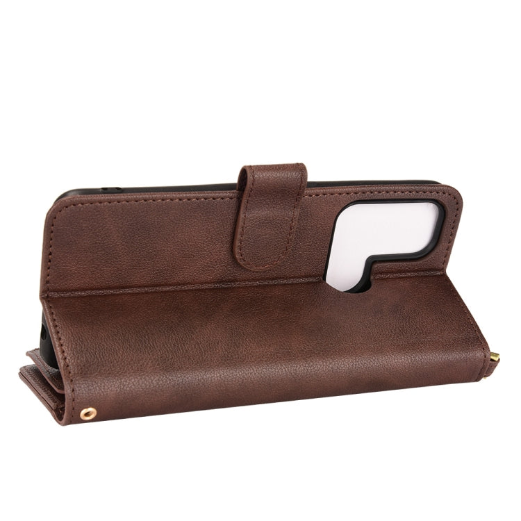 For OPPO Reno5 A Litchi Texture Zipper Leather Phone Case