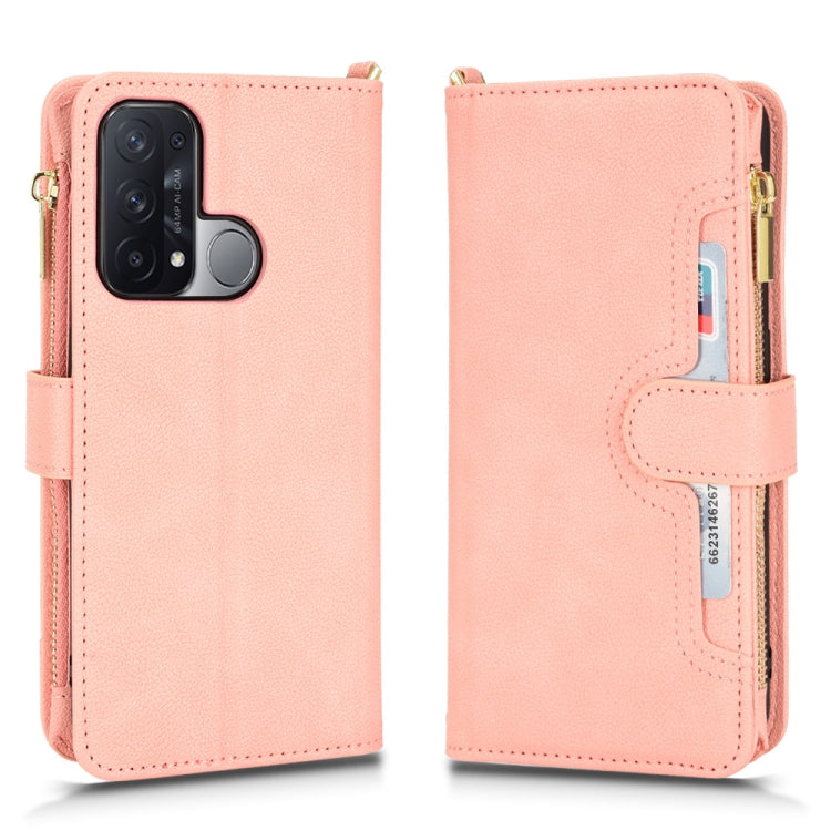For OPPO Reno5 A Litchi Texture Zipper Leather Phone Case