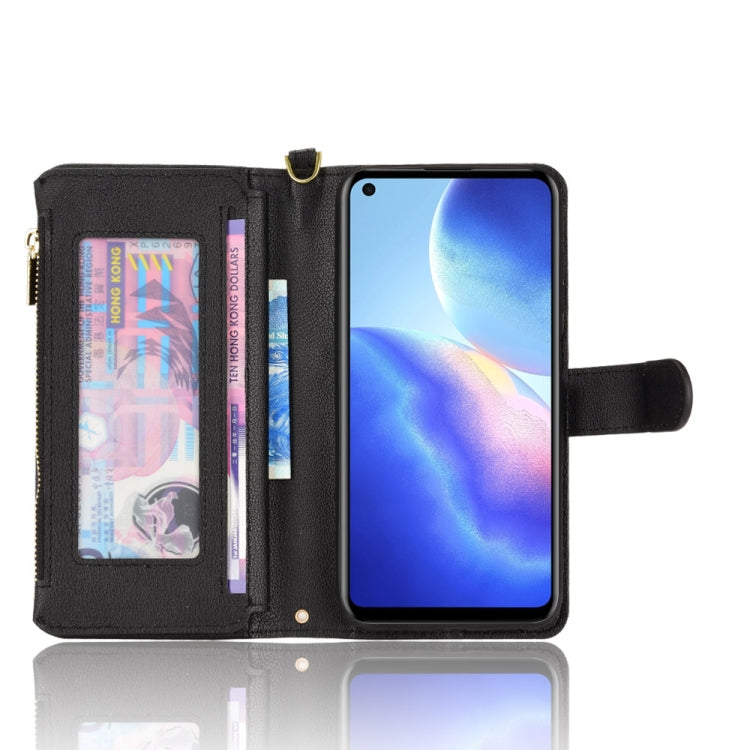 For Blackview A90 Litchi Texture Zipper Leather Phone Case