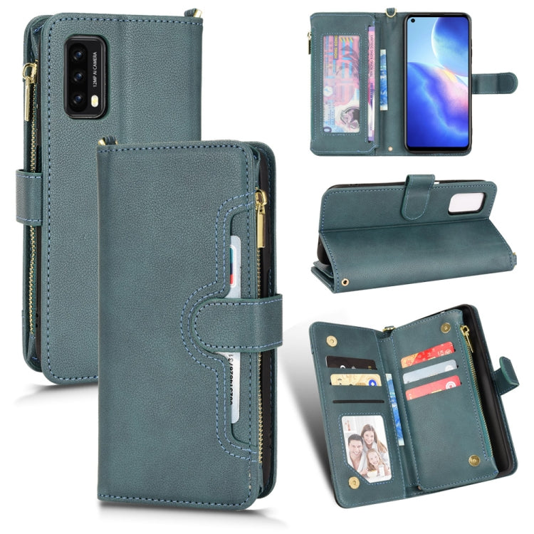 For Blackview A90 Litchi Texture Zipper Leather Phone Case