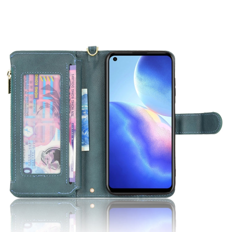 For Blackview A90 Litchi Texture Zipper Leather Phone Case