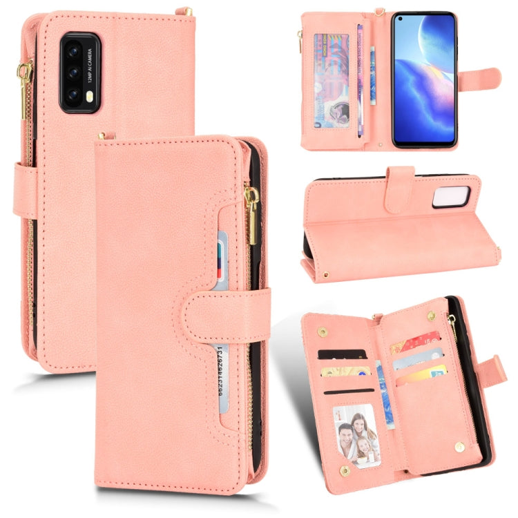 For Blackview A90 Litchi Texture Zipper Leather Phone Case