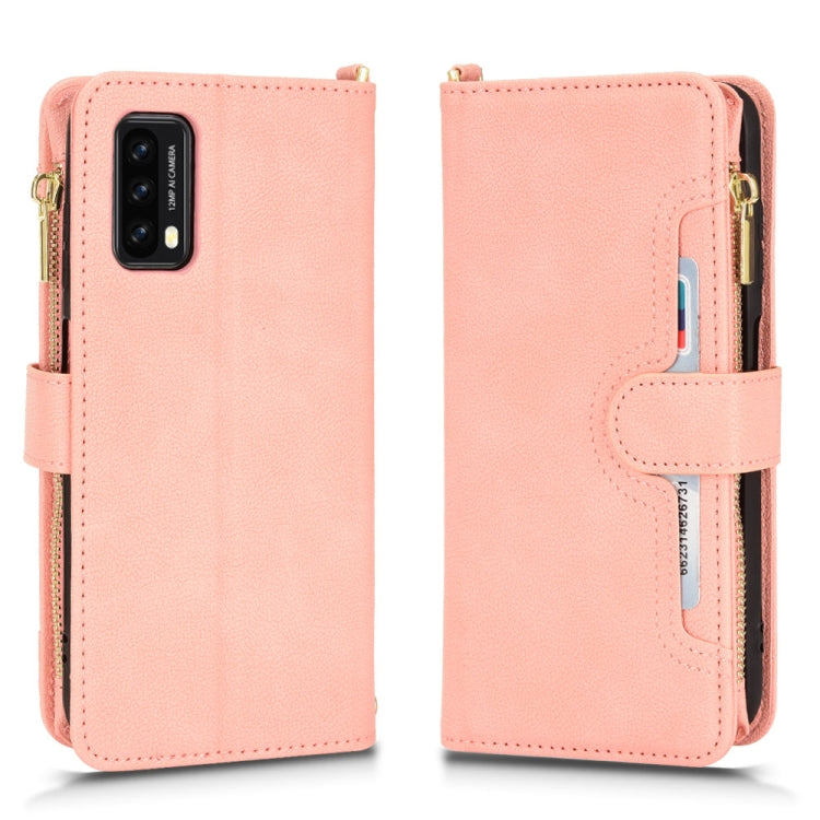 For Blackview A90 Litchi Texture Zipper Leather Phone Case