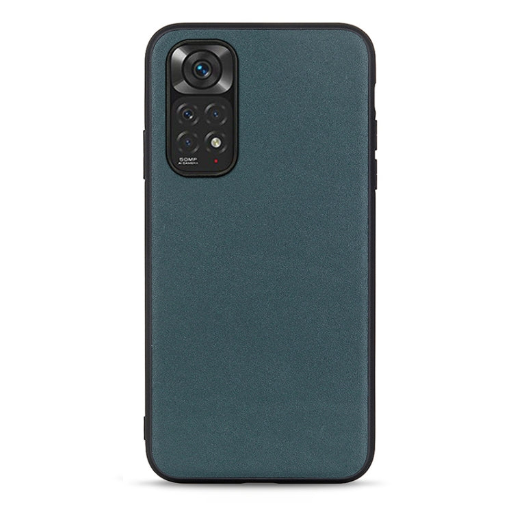 For Xiaomi Redmi Note 11 4G Global / Note 11S Accurate Hole Sheep Texture Leather Shockproof Phone Case