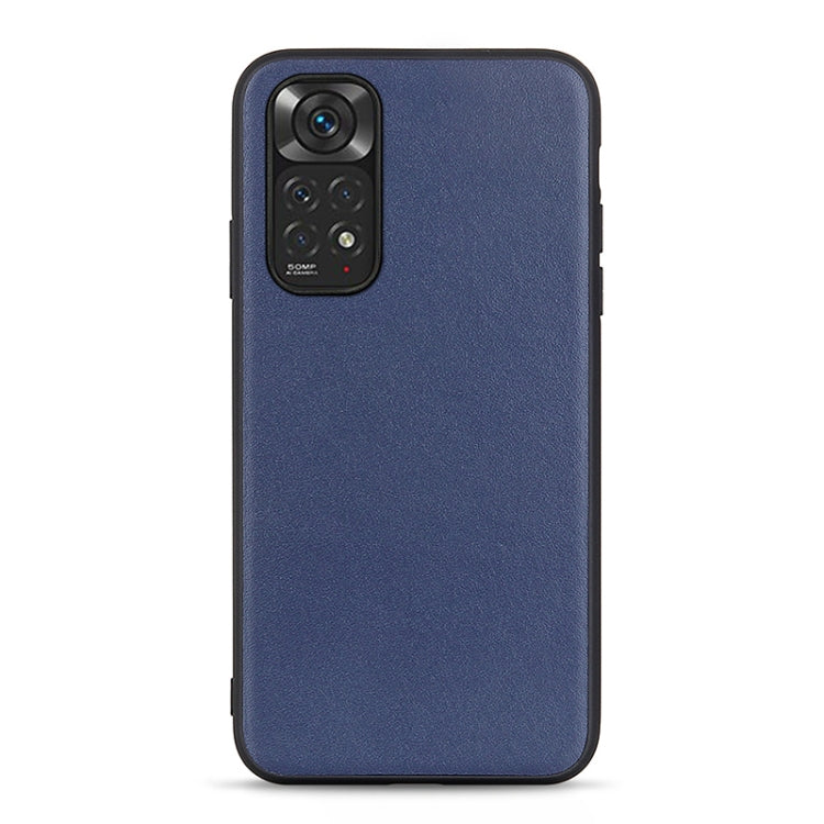 For Xiaomi Redmi Note 11 4G Global / Note 11S Accurate Hole Sheep Texture Leather Shockproof Phone Case
