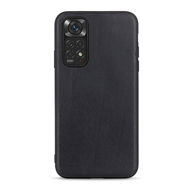For Xiaomi Redmi Note 11 4G Global / Note 11S Accurate Hole Sheep Texture Leather Shockproof Phone Case
