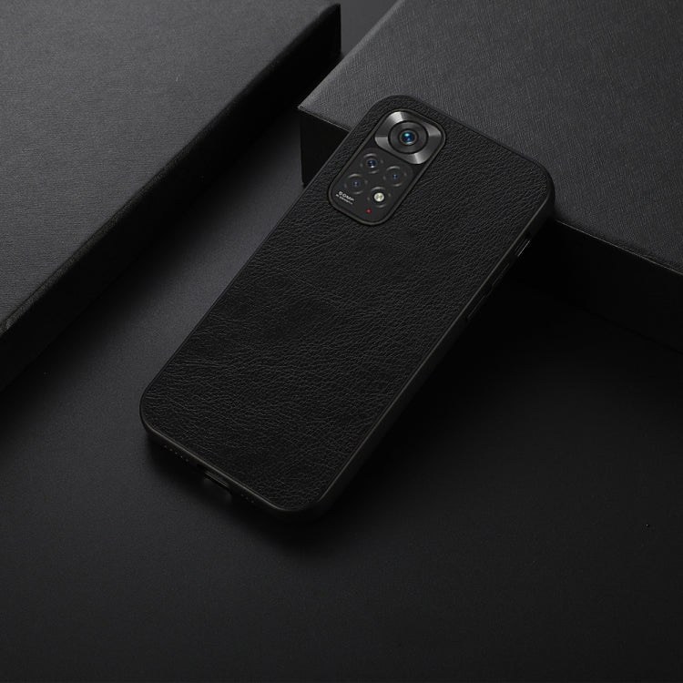 For Xiaomi Redmi Note 11 4G Global / Note 11S Two-color Litchi Texture Phone Case