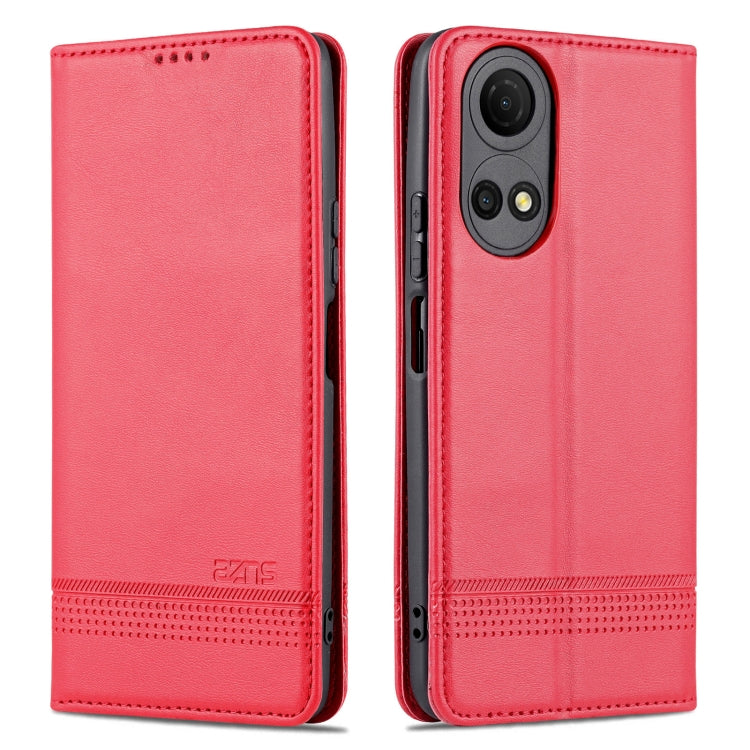 For Honor Play 30 Plus AZNS Magnetic Calf Texture Leather Phone Case