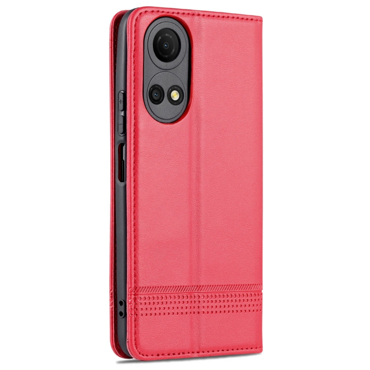 For Honor Play 30 Plus AZNS Magnetic Calf Texture Leather Phone Case