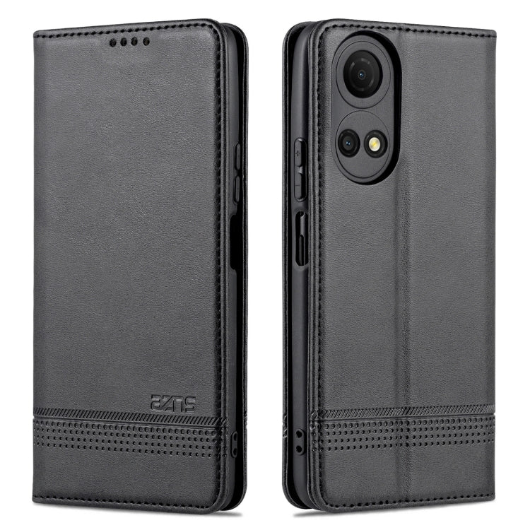 For Honor Play 30 Plus AZNS Magnetic Calf Texture Leather Phone Case