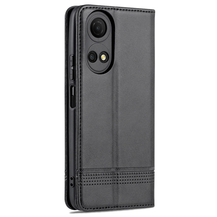 For Honor Play 30 Plus AZNS Magnetic Calf Texture Leather Phone Case