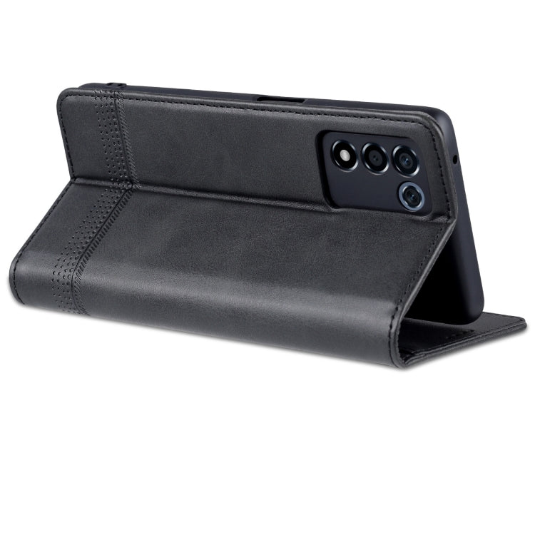 For Honor Play 30 Plus AZNS Magnetic Calf Texture Leather Phone Case