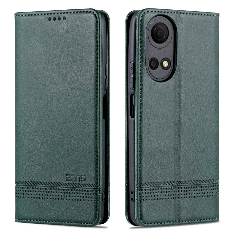 For Honor Play 30 Plus AZNS Magnetic Calf Texture Leather Phone Case