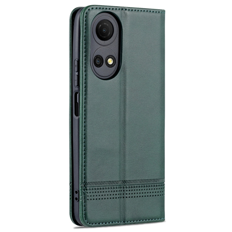 For Honor Play 30 Plus AZNS Magnetic Calf Texture Leather Phone Case