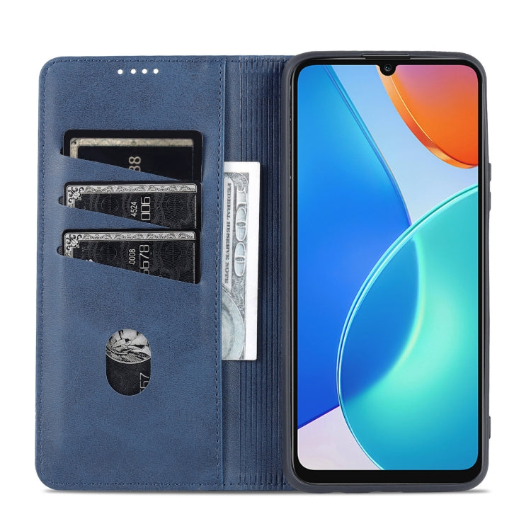 For Honor Play 30 Plus AZNS Magnetic Calf Texture Leather Phone Case