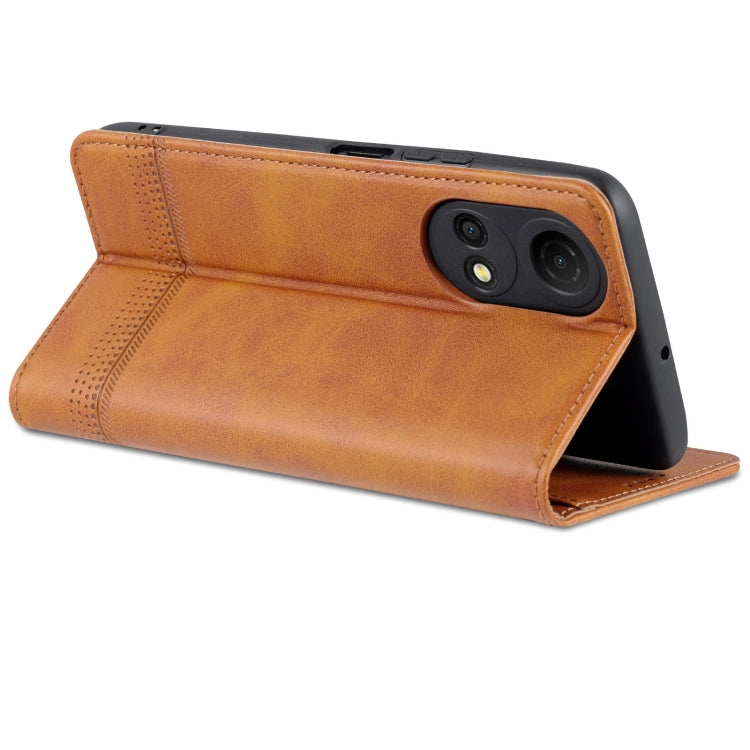 For Honor Play 30 Plus AZNS Magnetic Calf Texture Leather Phone Case