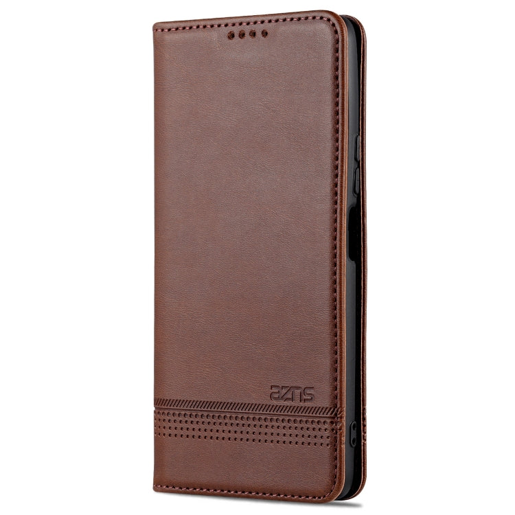 For Honor Play 30 Plus AZNS Magnetic Calf Texture Leather Phone Case