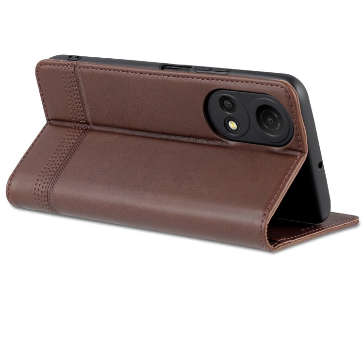For Honor Play 30 Plus AZNS Magnetic Calf Texture Leather Phone Case