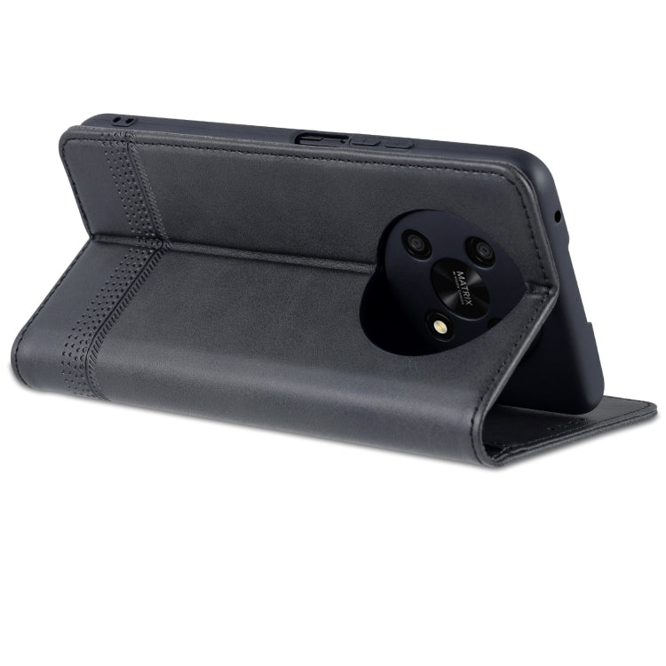 For Honor X30 AZNS Magnetic Calf Texture Leather Phone Case