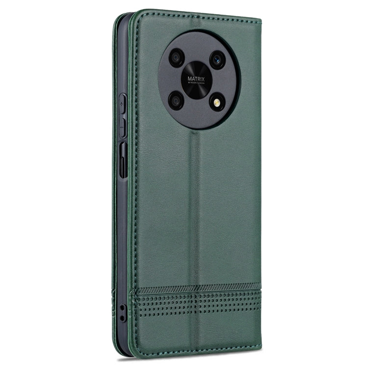 For Honor X30 AZNS Magnetic Calf Texture Leather Phone Case