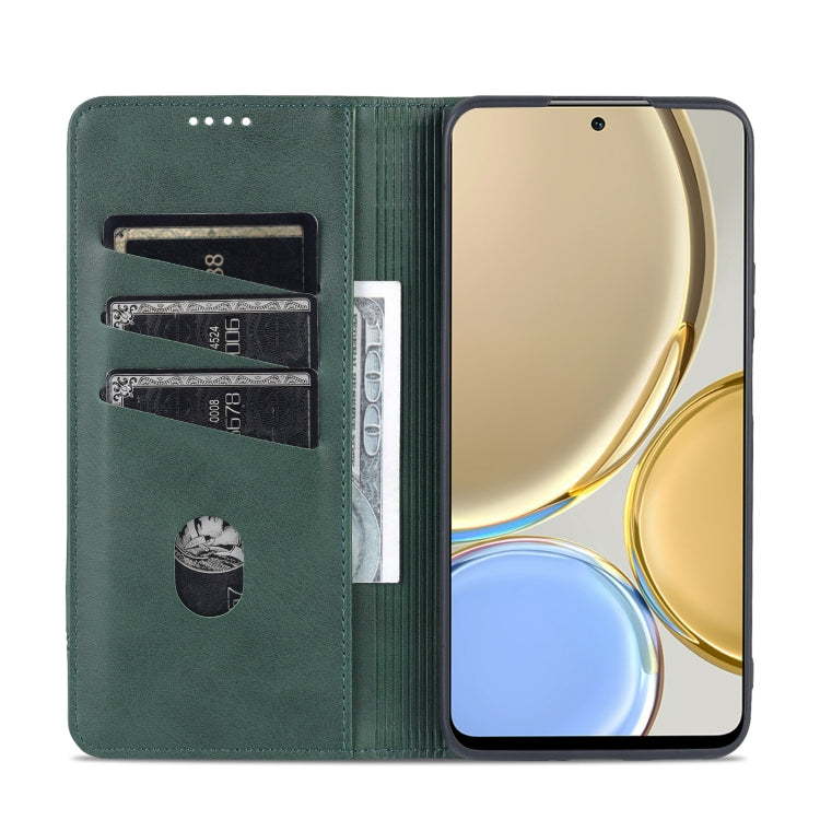 For Honor X30 AZNS Magnetic Calf Texture Leather Phone Case