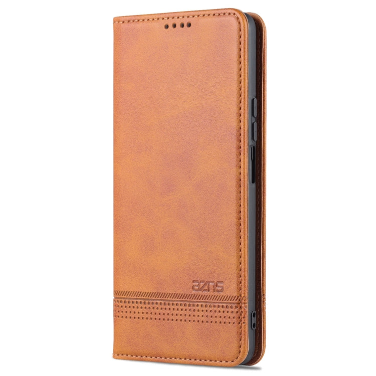 For Honor X30 AZNS Magnetic Calf Texture Leather Phone Case