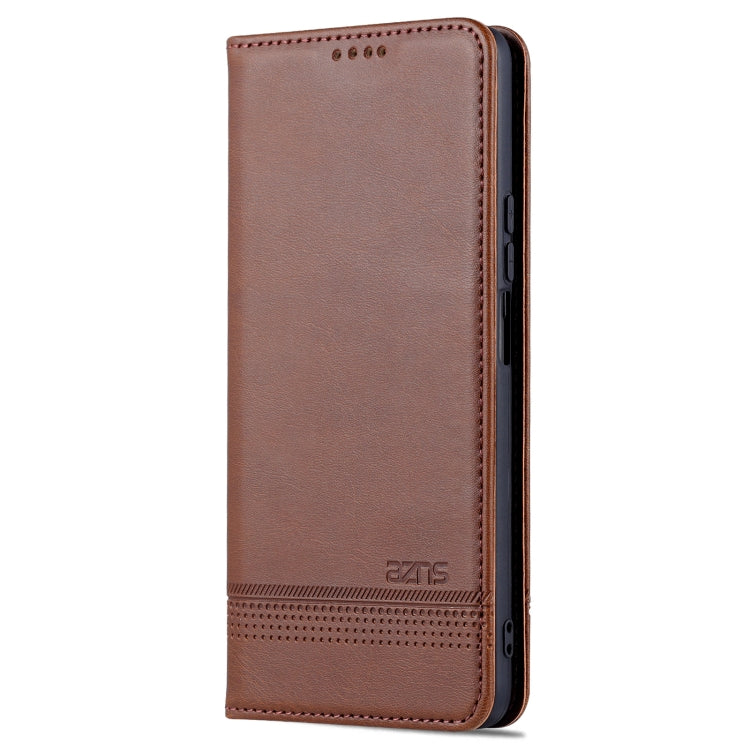 For Honor X30 AZNS Magnetic Calf Texture Leather Phone Case