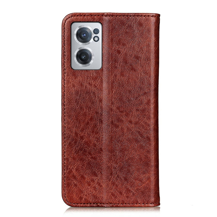 For OnePlus Nord CE 2 5G Magnetic Crazy Horse Texture Leather Phone Case