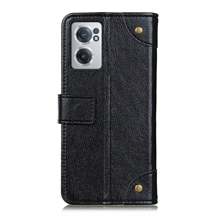 For OnePlus Nord CE 2 5G Copper Buckle Nappa Texture Leather Phone Case