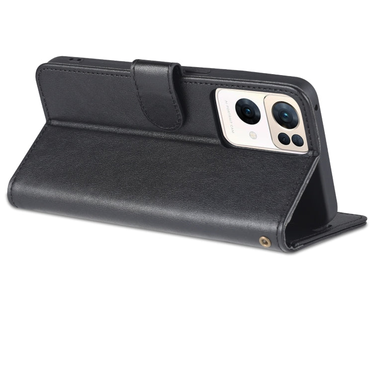 For OPPO Reno7 Pro 5G AZNS Sheepskin Texture Flip Leather Phone Case