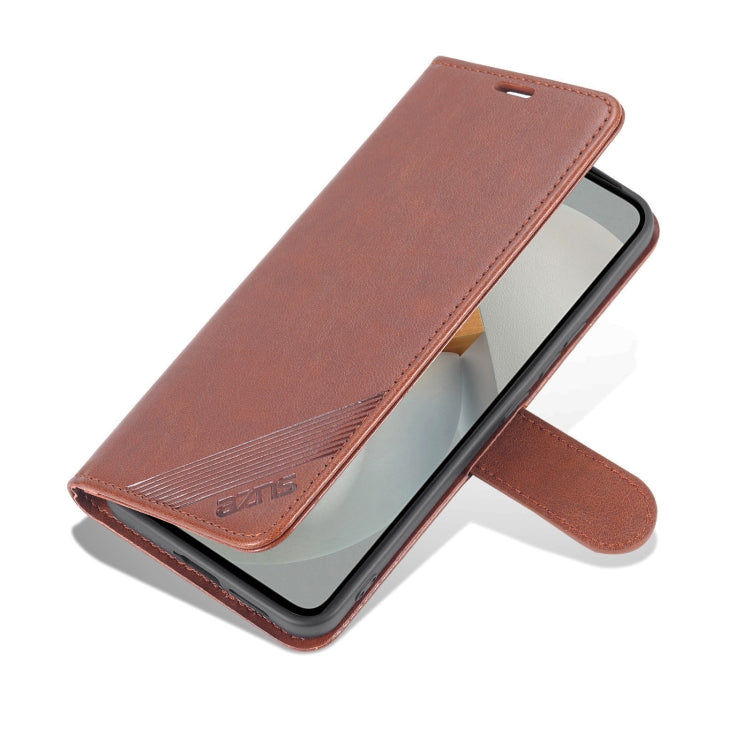 For vivo S12 / V23 AZNS Sheepskin Texture Flip Leather Phone Case