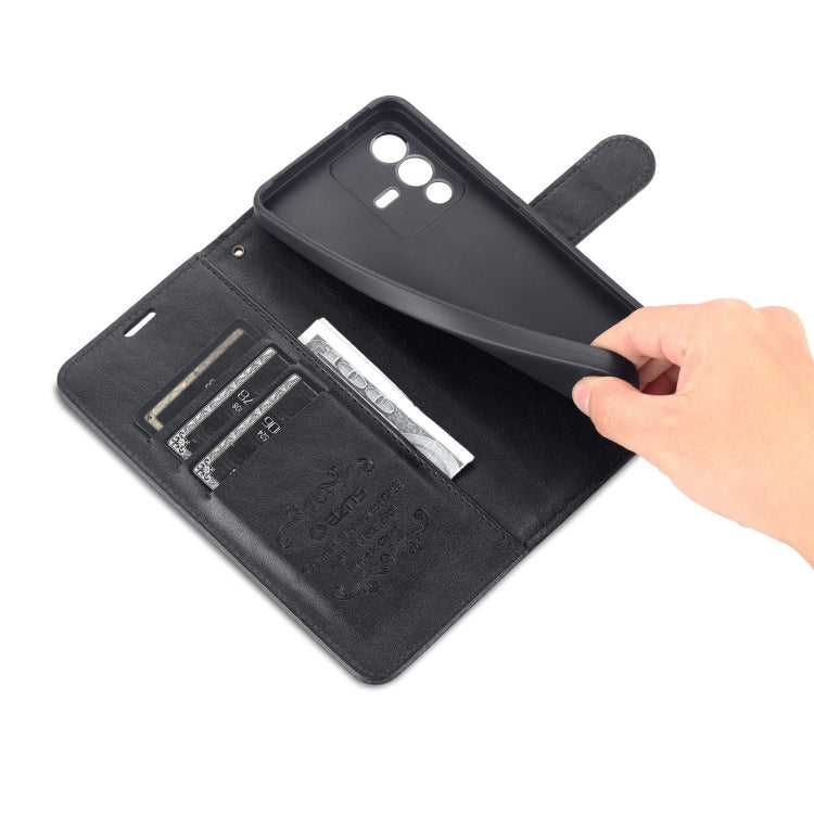 For vivo S12 / V23 AZNS Sheepskin Texture Flip Leather Phone Case